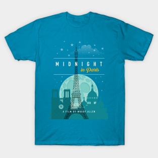 Midnight in Paris - Alternative Movie Poster T-Shirt